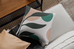 Minimal Botanical Abstract Circles Embroidery Design Product Image 2