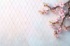 Pink Flowers Background, Sakura Background Designs Product Image 2