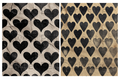 Valentines, Hearts, Grunge, Mixed Media, Paper, Junk Journal Product Image 2