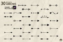 Boho Tribal Arrows Procreate Stamp Brushes Product Image 2