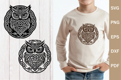 Celtic art SVG, Celtic Owl SVG Product Image 2