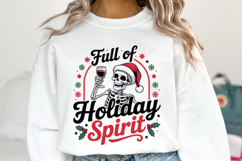 Full of Holiday Spirit Svg | Christmas Svg | Shirt Svg Product Image 1
