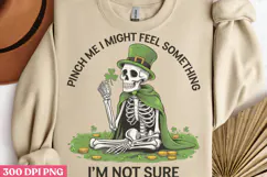 Pinch me I Might Feel PNG, St Patricks Day Sublimation PNG Product Image 2