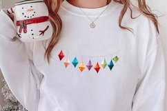 Christmas Origami Style Sublimation, Christmas PNG Product Image 2