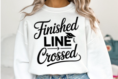 Finished Line Crossed svg | Graduation Svg | Shirt Svg Product Image 2