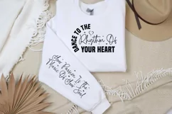 Dance to the rhythm of your heart Sleeve SVG Product Image 2