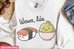 Wawa, Lie PNG, Sushi Sublimation PNG Product Image 3