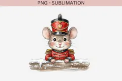 Christmas peeking character png design for T-shirts Product Image 2