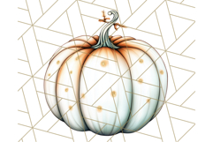 Fall Pumpkin Clipart PNG, Autumn Pumpkins, Jewel Tones Png Product Image 2
