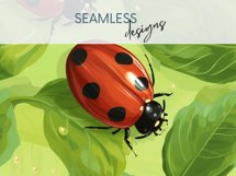 Ladybug Seamless Patterns Product Image 3
