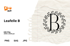 Leafelle Monogram Product Image 1