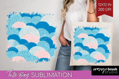 Abstract Doodle Tote Bag - Modern Texture Tote Bag PNG Product Image 1