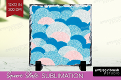 Abstract Doodle Slate PNG - Modern Texture Square Slate Product Image 1