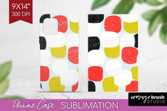 Abstract Doodle Phone Case PNG - Modern Texture Case PNG Product Image 1