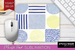 Abstract Doodle Mouse Pad Sublimation - Modern Texture PNG Product Image 1