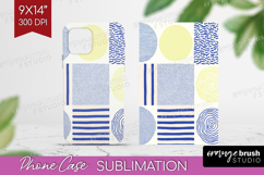 Abstract Doodle Phone Case PNG - Modern Texture Case PNG Product Image 1