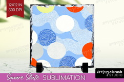 Abstract Doodle Slate PNG - Modern Texture Square Slate Product Image 1