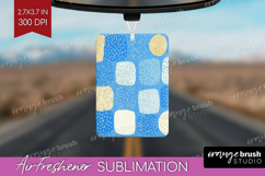 Abstract Doodle Air Freshener PNG - Modern Texture PNG Product Image 1