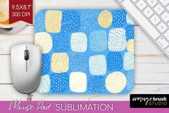 Abstract Doodle Mouse Pad Sublimation - Modern Texture PNG Product Image 1