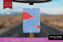 Abstract Doodle Air Freshener PNG - Modern Texture PNG Product Image 1