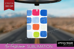 Abstract Doodle Air Freshener PNG - Modern Texture PNG Product Image 1
