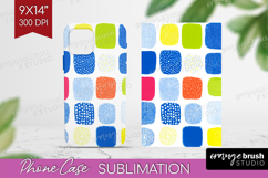 Abstract Doodle Phone Case PNG - Modern Texture Case PNG Product Image 1