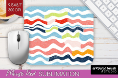 Abstract Doodle Mouse Pad Sublimation - Modern Texture PNG Product Image 1