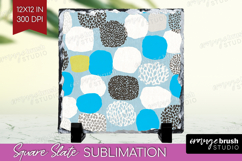Abstract Doodle Slate PNG - Modern Texture Square Slate Product Image 1