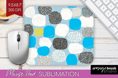 Abstract Doodle Mouse Pad Sublimation - Modern Texture PNG Product Image 1