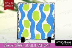 Abstract Doodle Slate PNG - Modern Texture Square Slate Product Image 1
