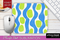 Abstract Doodle Mouse Pad Sublimation - Modern Texture PNG Product Image 1