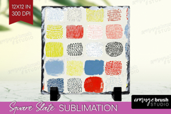 Abstract Doodle Slate PNG - Modern Texture Square Slate Product Image 1