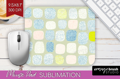 Abstract Doodle Mouse Pad Sublimation - Modern Texture PNG Product Image 1