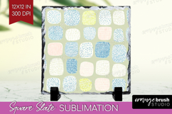 Abstract Doodle Slate PNG - Modern Texture Square Slate Product Image 1