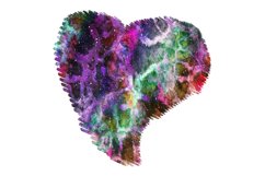 Watercolor Hearts Abstract Sublimation Designs. Product Image 6