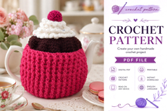 Cupcake Tea Cozy Crochet Pattern PDF Product Image 5
