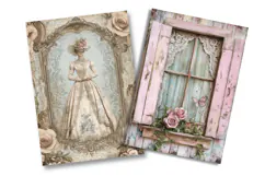 Vintage Fashion Junk Journal Pages Product Image 2