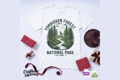 Forbidden Forest SVG, Wizard World PNG, Magic School Shirt Product Image 2