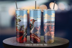 elegant woodpecker tumbler