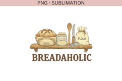 Breadaholic PNG, sourdough baking design Product Image 2