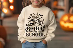 Too Ghoul For School Svg, Halloween Ghost Svg, School Svg. Product Image 2