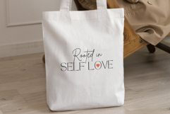 Self Love Quote Design | PNG, SVG, Canva Template Product Image 3