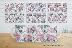 Mug sublimation design with Flowers Watercolor Product Image 3