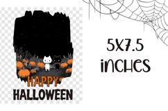 Cute Halloween Cats Towel Sublimation, Happy Halloween PNG Product Image 2