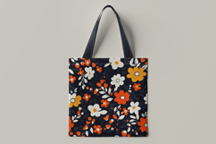 Yellow Floral Digital Paper Product Image 2