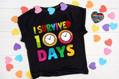 I survived 100 days SVG Design, 100 day of school SVG Design Product Image 2