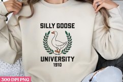 SILLY GOOSE UNIVERSITY PNG, Funny Goose Sublimation PNG Product Image 3