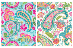 Shabby Chic, Paisley, Papers, Junk Journal Product Image 2