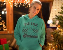 Retro Christmas Tree SVG PNG | Groovy Christmas Quote Design Product Image 4