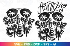 Summer svg Beach svg Auntie&#039;s Summer Crew Sunglasses Product Image 2